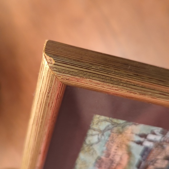 Mini Framed Watercolor Art Heidelberg Signed - Picture 5 of 5